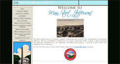 Desktop Screenshot of mainstreetjefferson.com